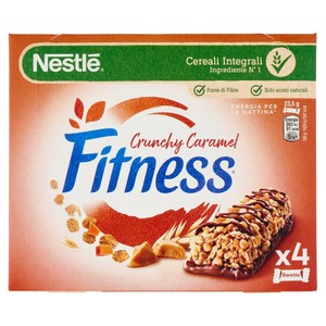 Barrette Crunchy Caramel Cereali, Cioccol. E Caramello 4x23,5g Fitness - Foto 1