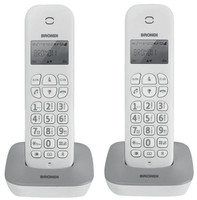 Telefono Cordless Gala Twin Brondi Bianco / grigio Telefono Cordless Gala Twin Brondi Bianco / grigio