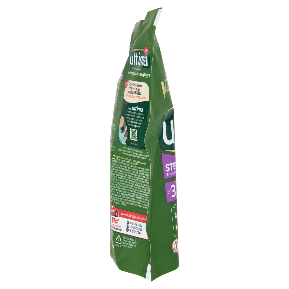 Alimento Secco Per Gatti Sterilizzato Salmone Ultima - Foto 2