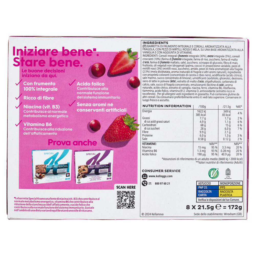 Barrette Special K Frutti Rossi Kellogg's - Foto 3