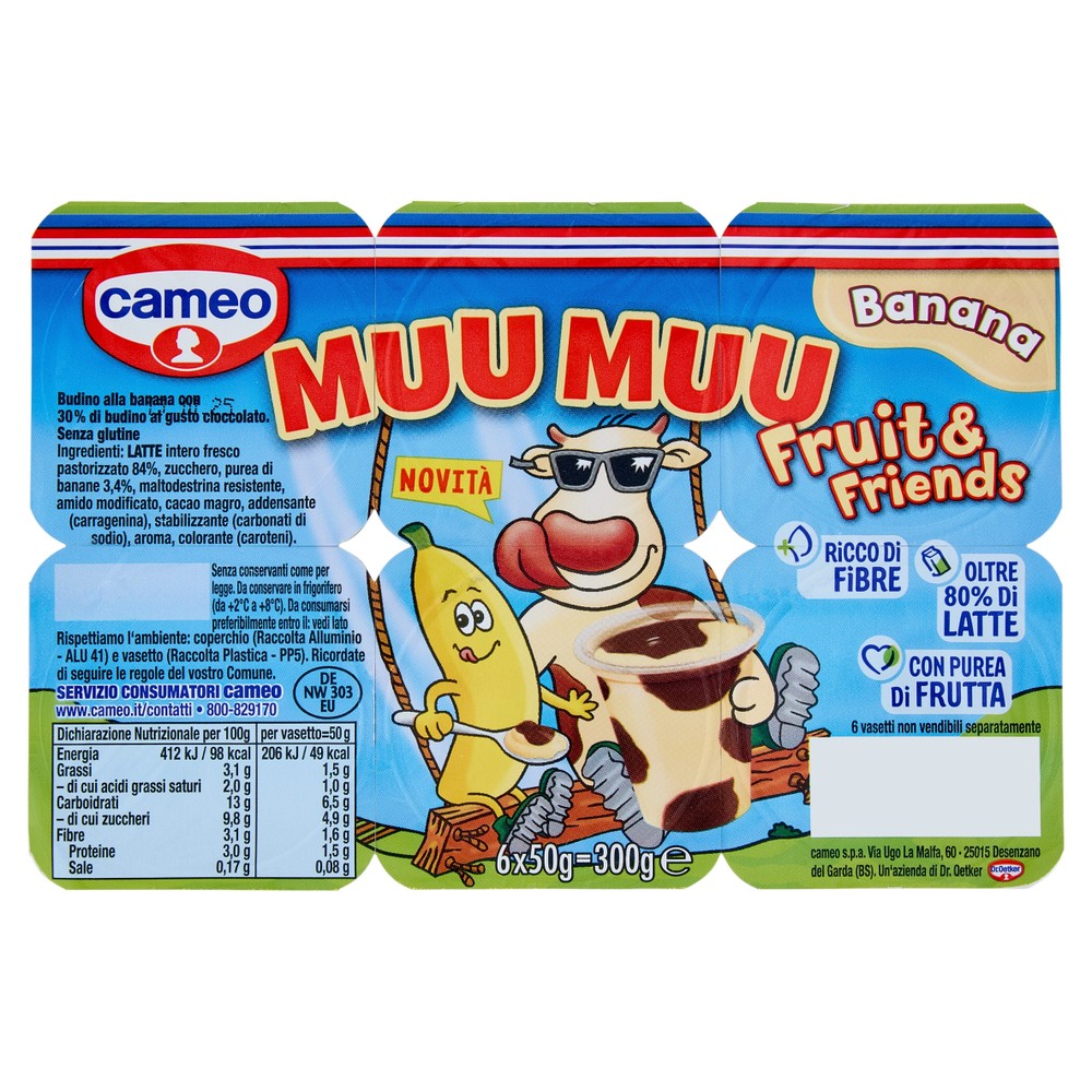 Muu Muu Banana 6x50gr. Cameo - Foto 1