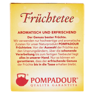 Infuso Ai Frutti Misti Naturale Senza Teina 20x3g Bustine Pompadour - Foto 2