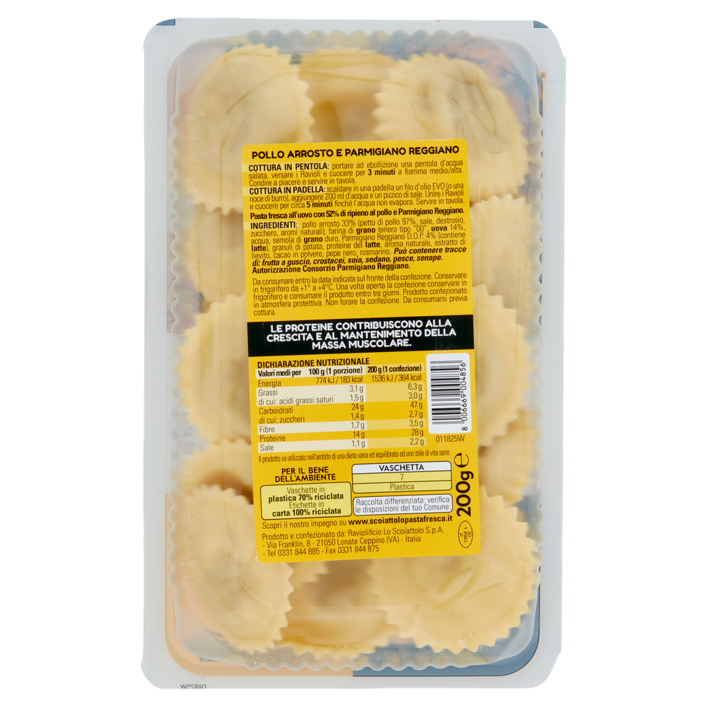 Ravioli Pro Pollo Arrosto E Parmigiano Reggiano Lo Scoiattolo