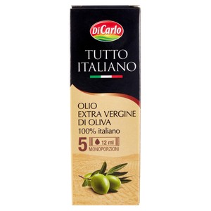 Olio Extra Vergine Di Oliva Tutto Italiano Monodose 5x12ml Di Carlo - Foto 1