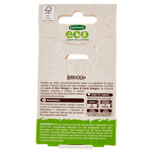 Bennet Burrocacao Eco/Natural Idratante,Protettivo,Lenitivo