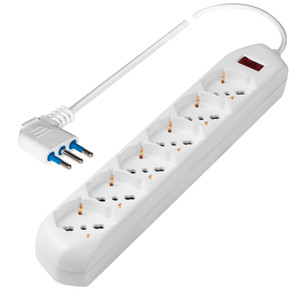 Presa Multipla 6 Prese Pluristandard Spina 10a Polypool - Foto 1