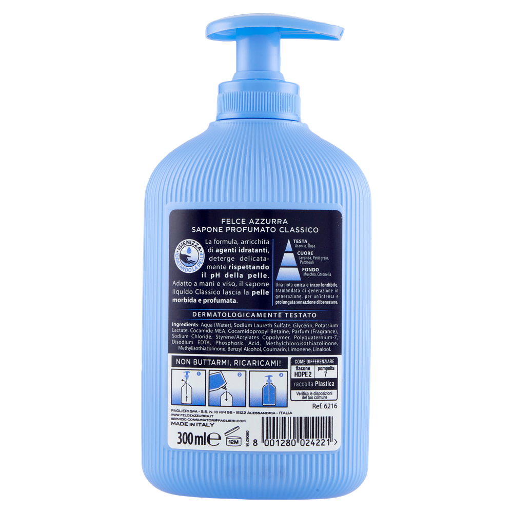 Sapone Liquido Classico Felce Azzurra - Foto 3