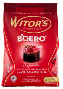 Cioccolatini Boero Cioccolato Fondente Con Ciliegia 14x14g Witor's - Foto 1