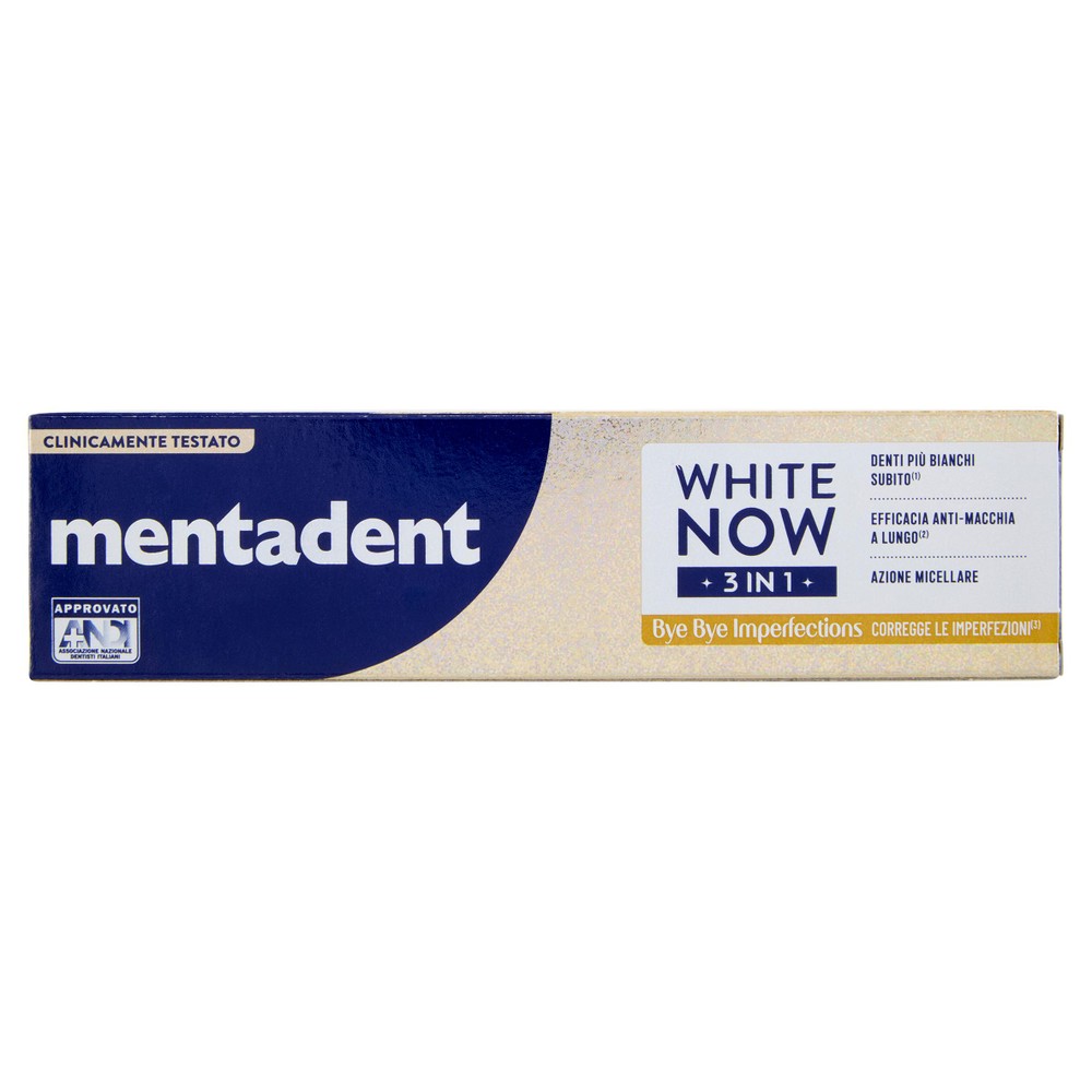 Dentifricio Mentadent White Now 3in1 Hello Glow - Foto 1