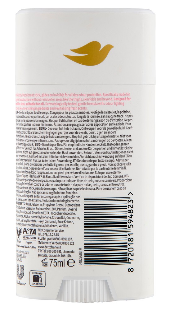 Deodorante Stick Corpo Lampone E Rosa Dove - Foto 3