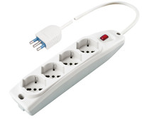 Presa Quadrupla Pluristandard + Interruttore E Cavo Spina 16 a Polypool Presa Quadrupla Pluristandard + Interruttore E Cavo Spina 16 a Polypool