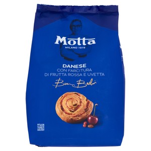 Merendine Danese Con Frutta Rossa E Uvetta 6x45g Motta - Foto 1