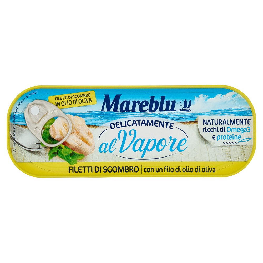 Filetti Di Sgombro Delicatamente Al Vapore In Olio D'oliva Mareblu - Foto 1