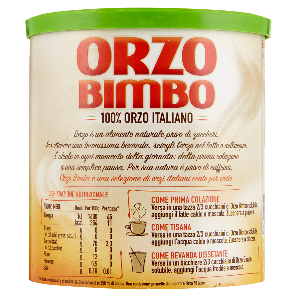 Orzo Bimbo compatibili Nespresso