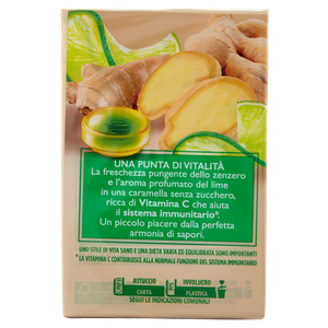 Caramelle Frutta C Al Gusto Lime E Zenzero Senza Zucchero 2x46g Golia - Foto 3