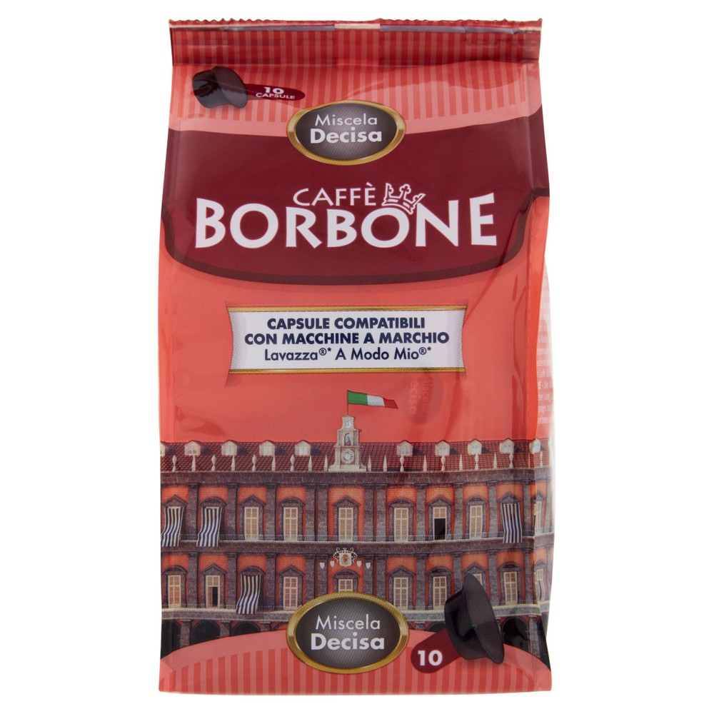 Capsule Caffè Miscela Decisa Compatibili Lavazza 10pz Borbone - Foto 1