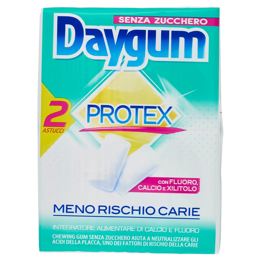 Chewing Gum Protex Alla Menta Senza Zucchero 2x30g Daygum - Foto 1