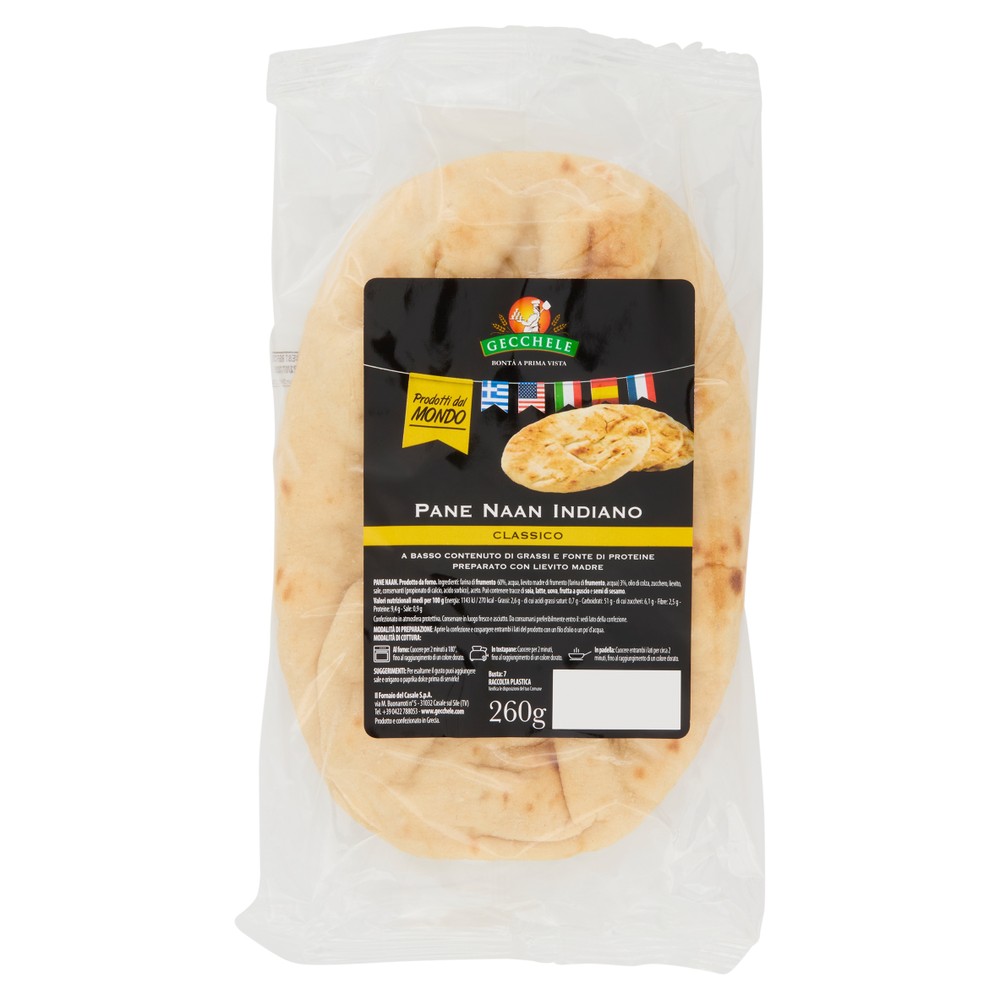 Pane Naan Indiano Gecchele - Foto 1