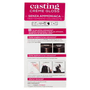 Colorazione Per Capelli 400 Castano Casting - Foto 3
