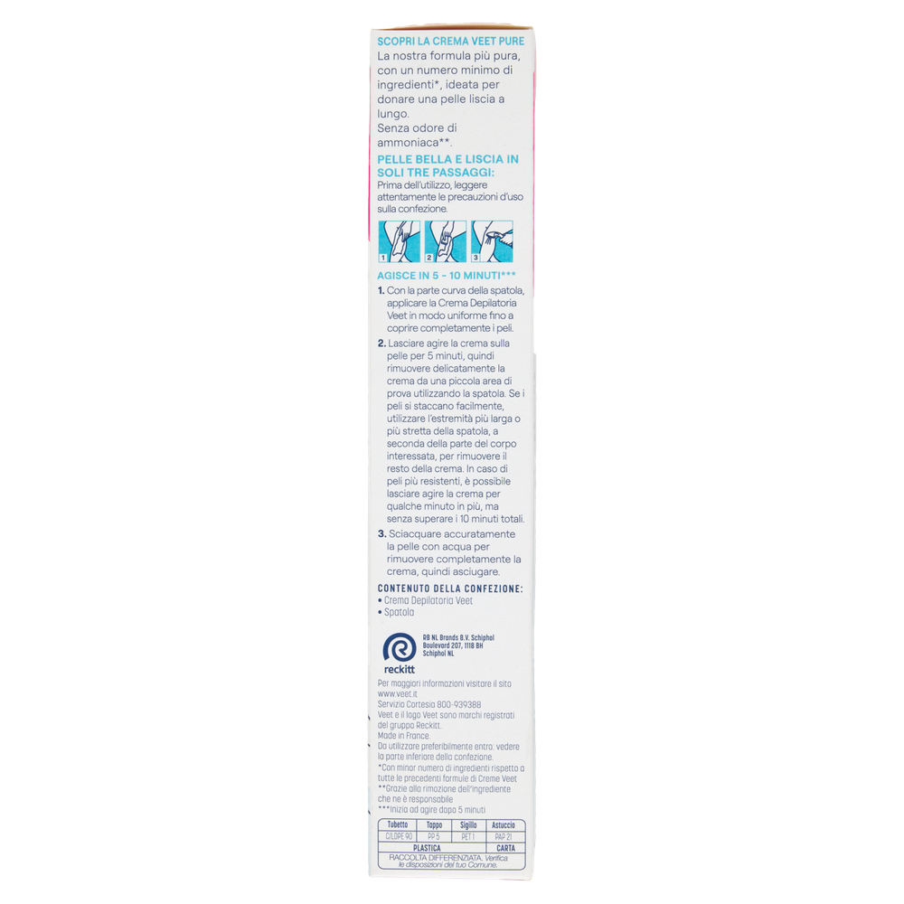 Veet Crema Depilatoria Silk Pelli Sensibili - Foto 2