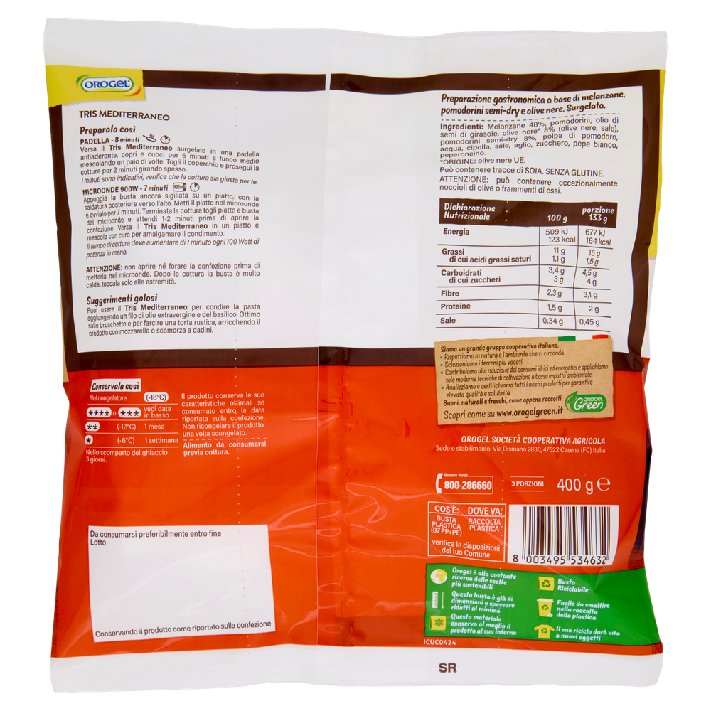 Gusto Ricco Tris Mediterraneo Surgelati Orogel - Foto 3