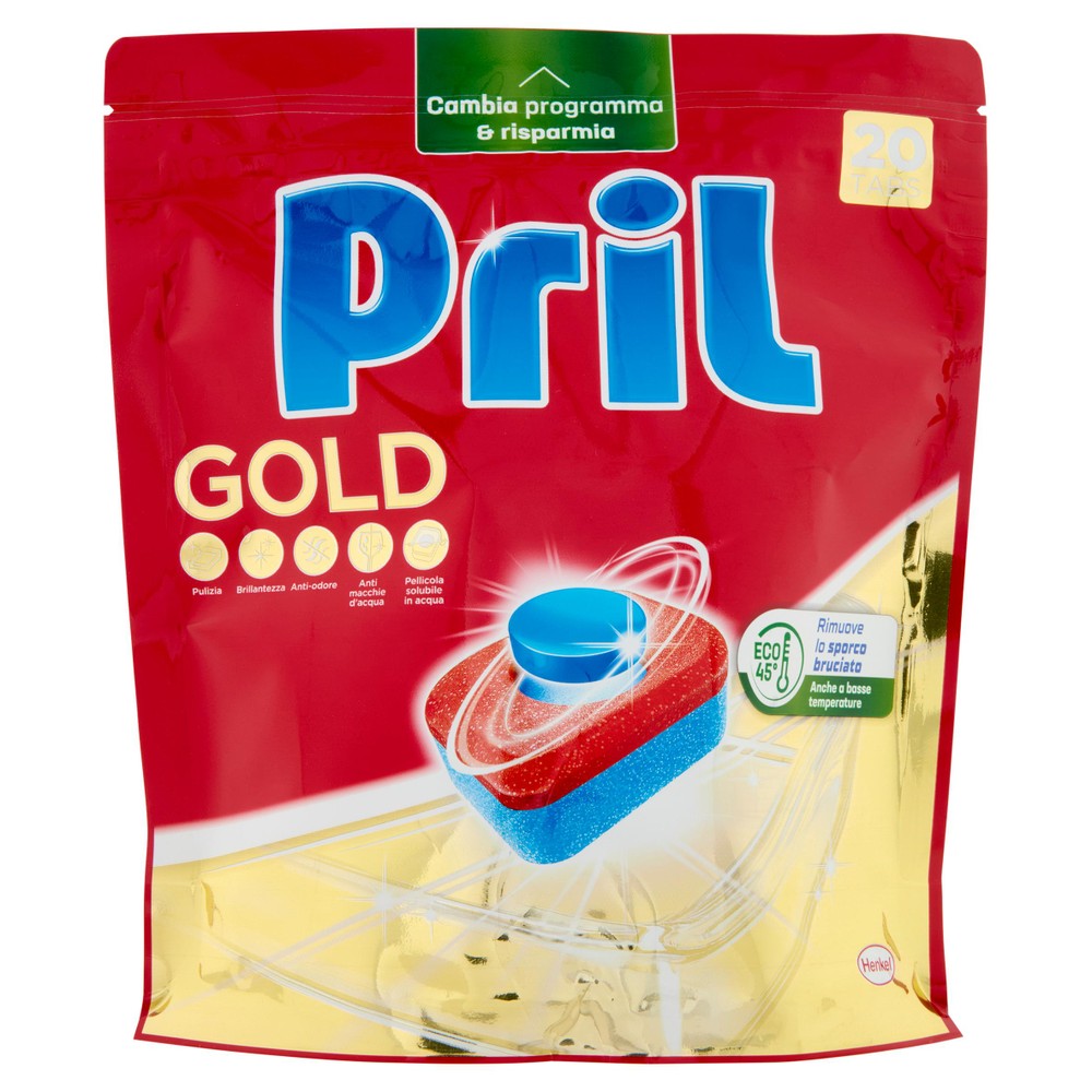 Detersivo In Tabs Per Lavastoviglie Gold 12 Azioni Pril - Foto 1