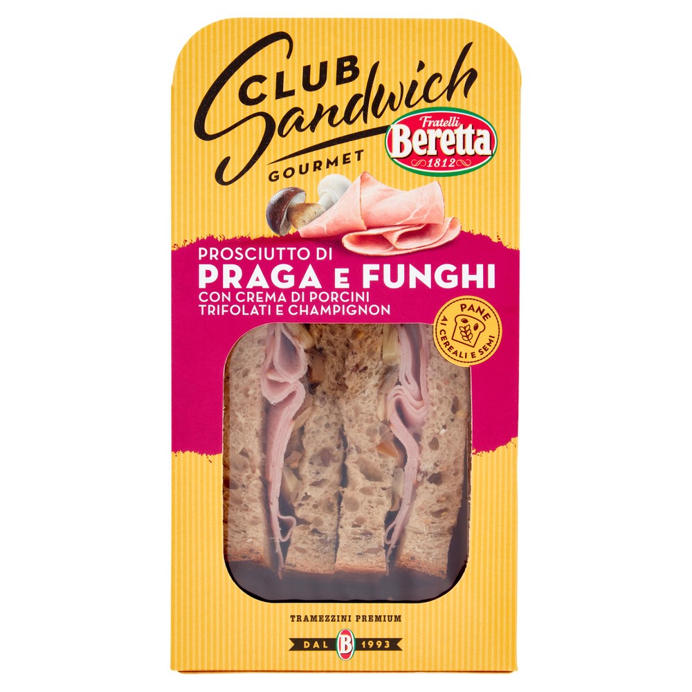 Tramezzini Club Sandwich Praga E Funghi Beretta - Foto 1