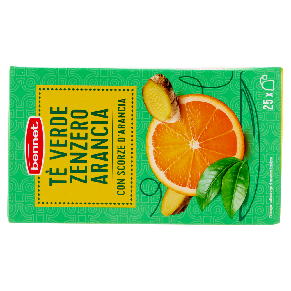 Te' Verde Zenzero Arancia Bennet 25 Filtri - Foto 3