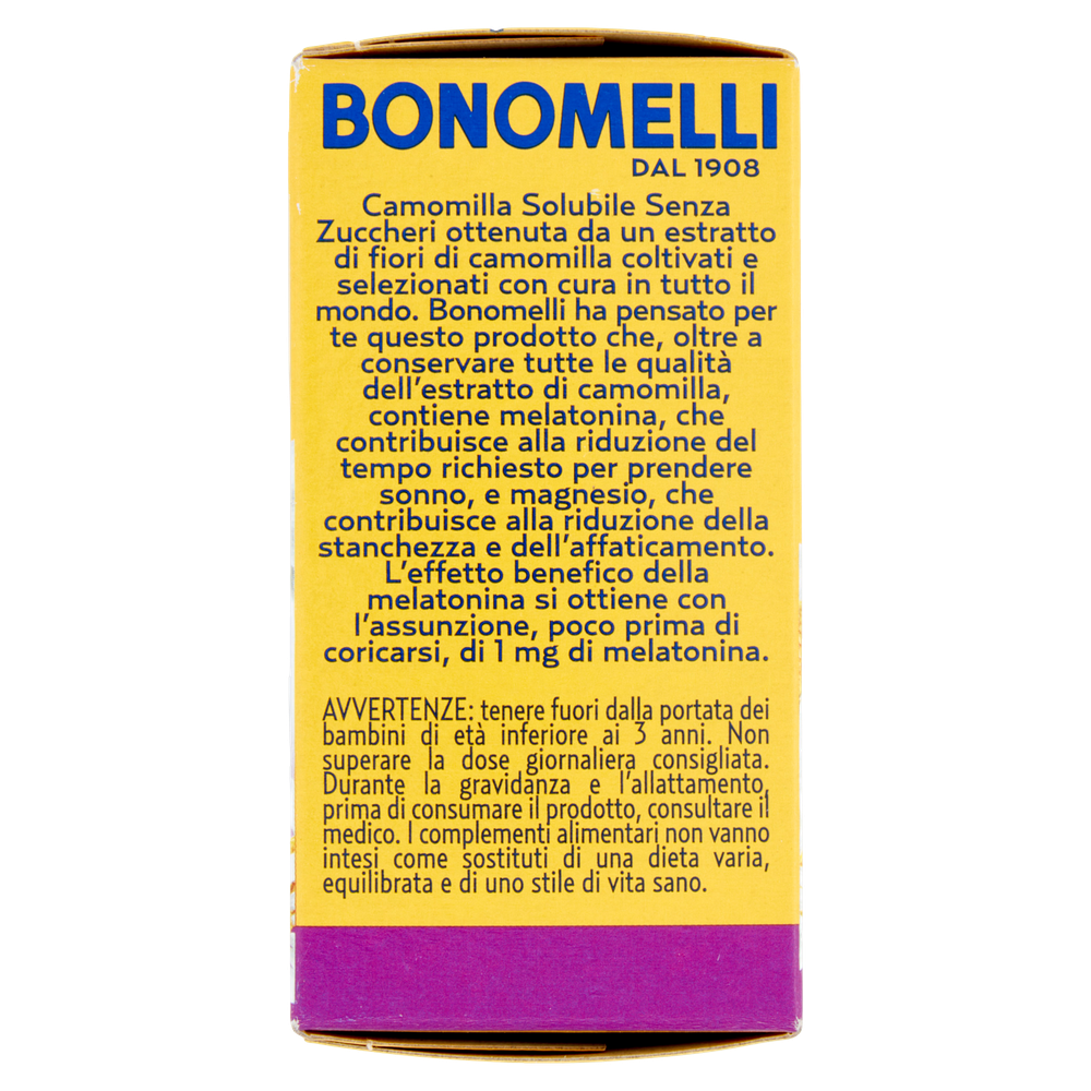 Camomilla Solubile Melatonina E Magnesio No Zucchero 16x4,5g Bonomelli - Foto 2