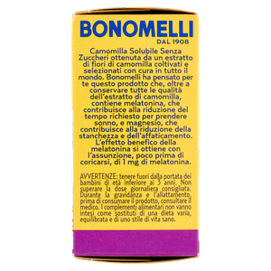 Camomilla Solubile Melatonina E Magnesio No Zucchero 16x4,5g Bonomelli - Foto 2