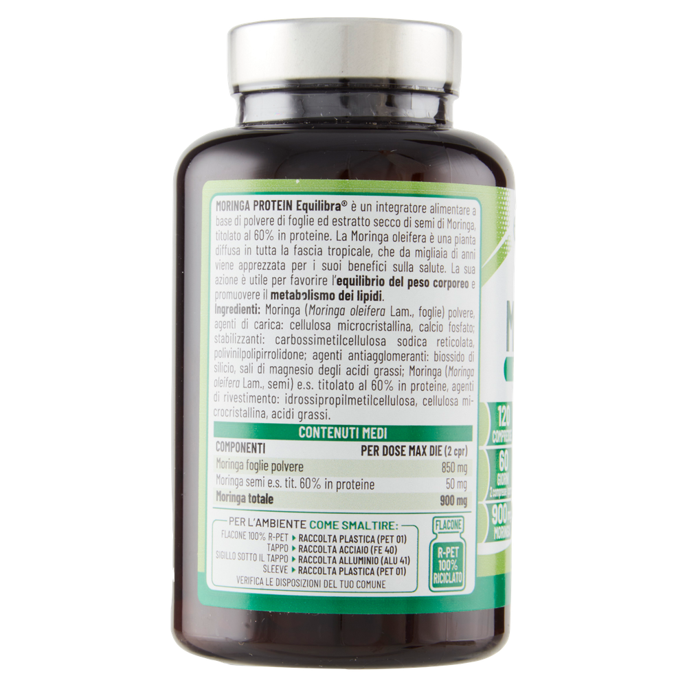 Equilibra Moringa Protein 120 Compresse 92,2g - Foto 2