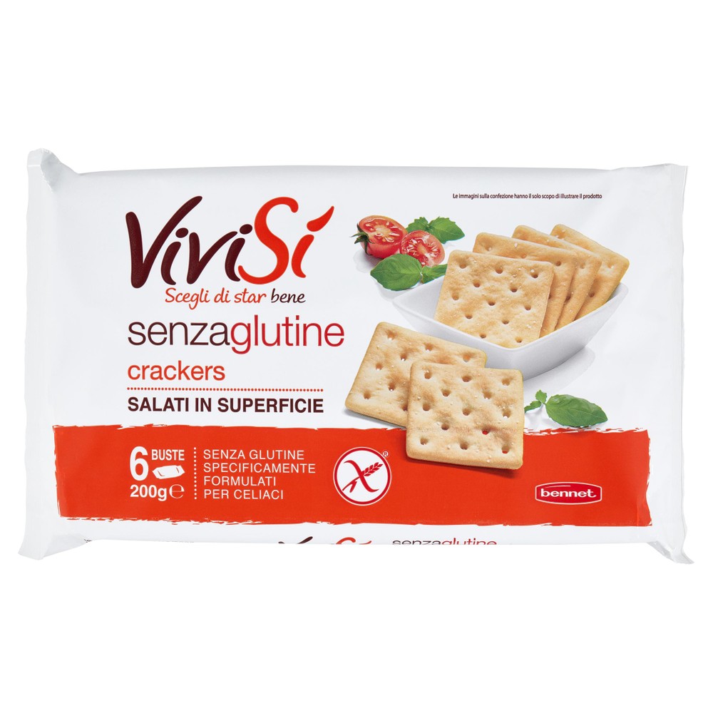 Crackers Salati Senza Glutine Bennet Vivisì