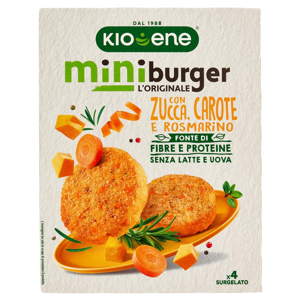 Miniburger Con Zucca,Carote E Rosmarino Kioene - Foto 1