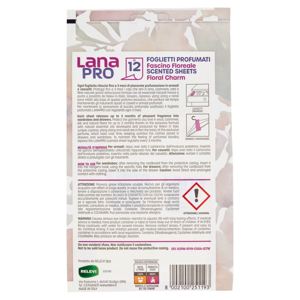 Lana Pro Foglietti Antitarmici Floreale - Foto 3