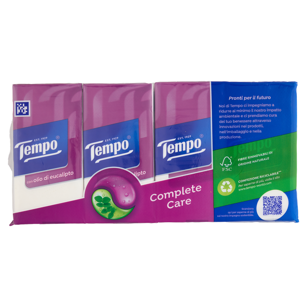 Fazzoletti Complete Care Balsamo Di Benessere 4x12 Tempo - Foto 3