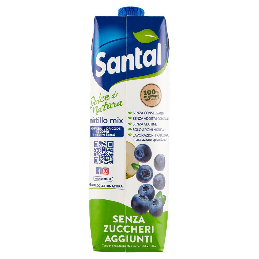Bevanda Senza Zuccheri Aggiunti Mirtillo Santal - Foto 3