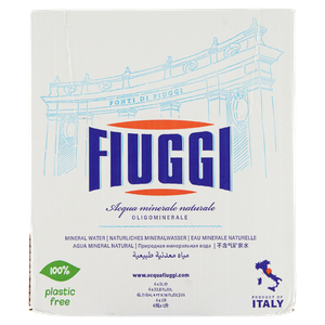 Acqua Minerale Fiuggi Cartoncino Da 6 Bottiglie Di Vetro Da Lt.1 - Foto 3