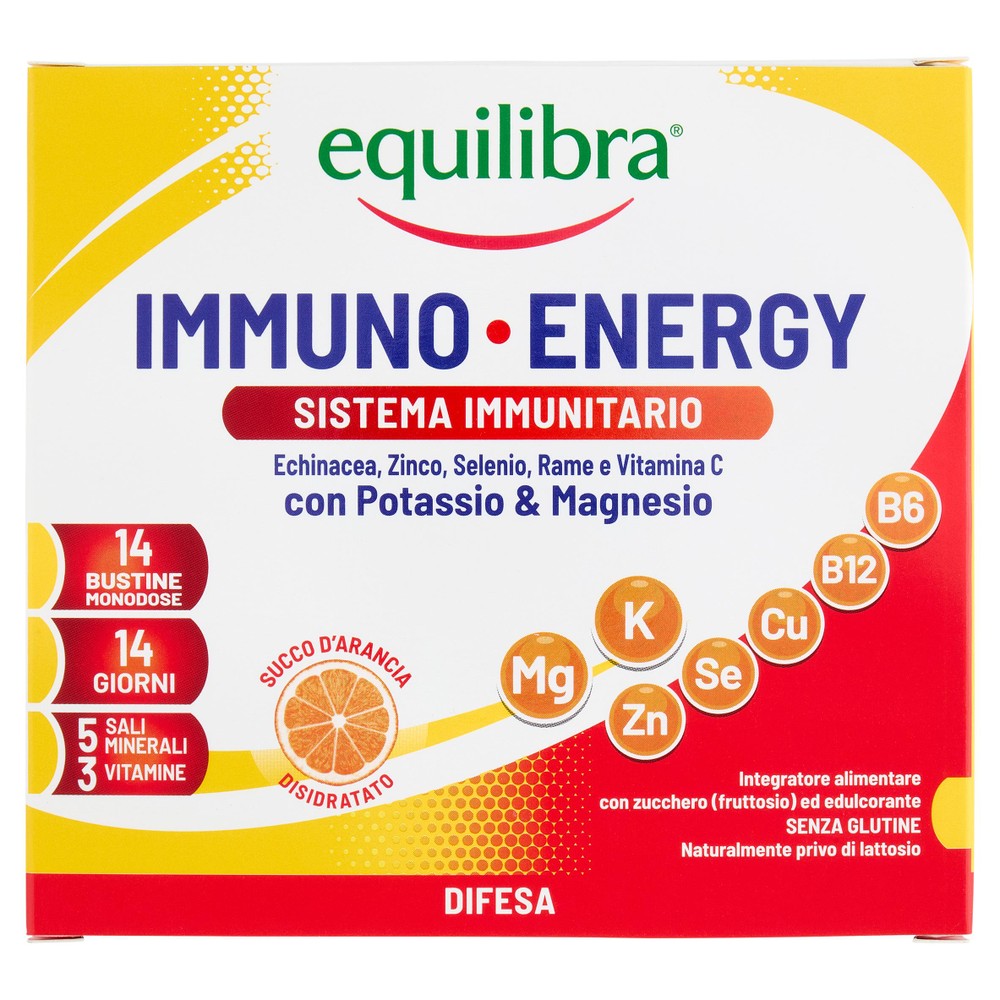 Immuno Energy Potassio & Magnesio Equilibra 14 Bustine - Foto 1
