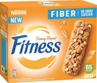 Barrette Cereali Con Miele Fiber Fitness, Conf.4 Da 20 Gr