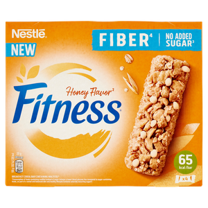 Barrette Di Cereali Fiber Honey Al Miele Senza Zucchero 4x20g Fitness - Foto 1
