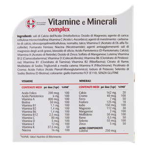 Vitamine E Minerali Complex Matt Divisione Pharma 60 Compresse - Foto 3
