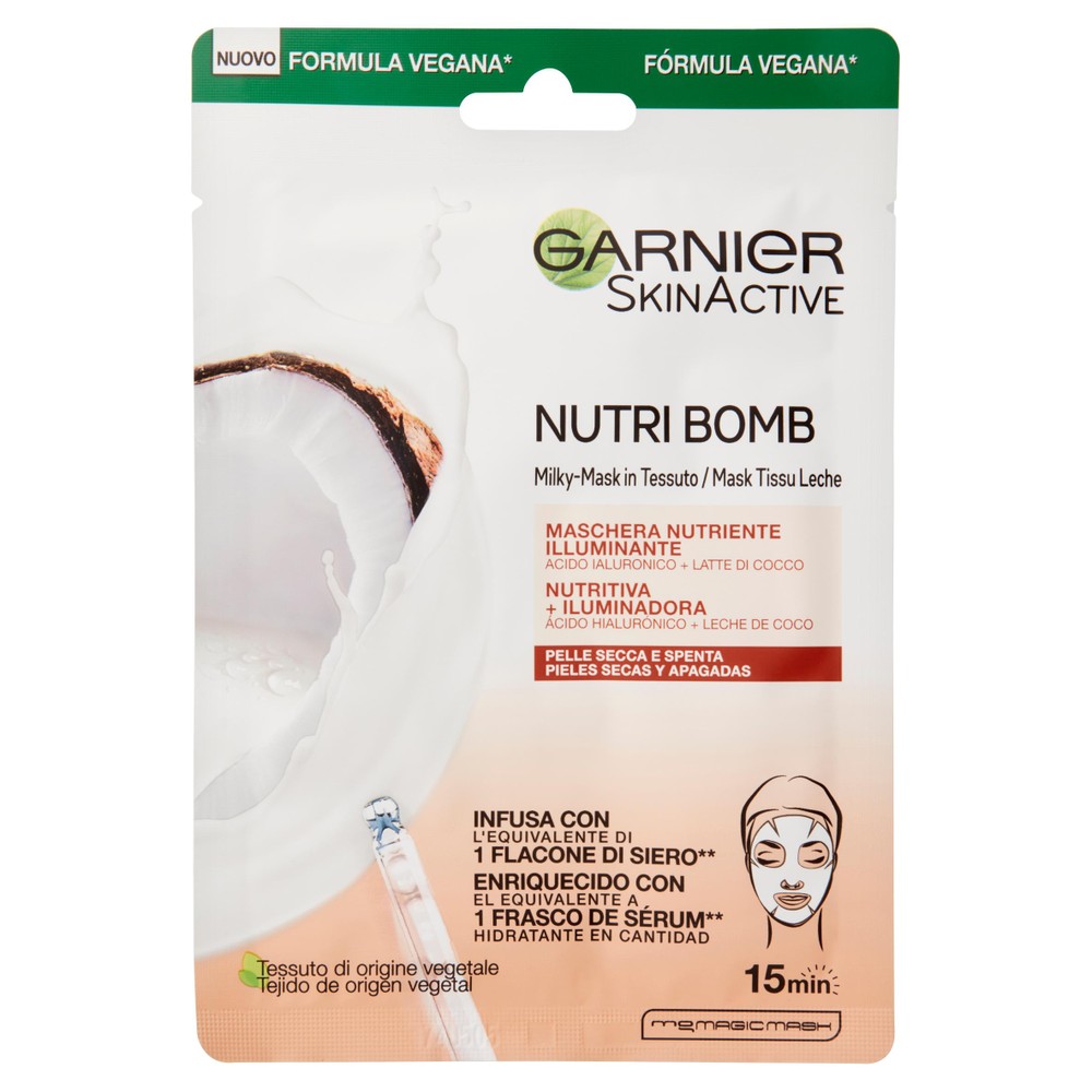 Maschera Viso Nutri Bomb Cocco Garnier