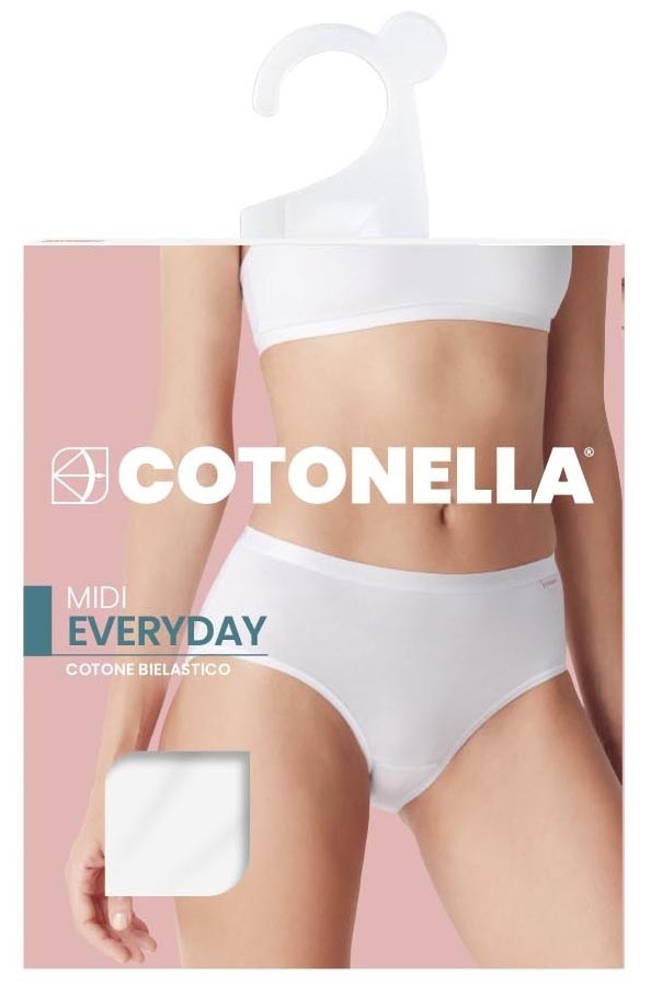 Slip Midi Donna Taglia 5 Bianco Cotonella - Foto 2