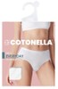 Slip Midi Donna Taglia 5 Bianco Cotonella