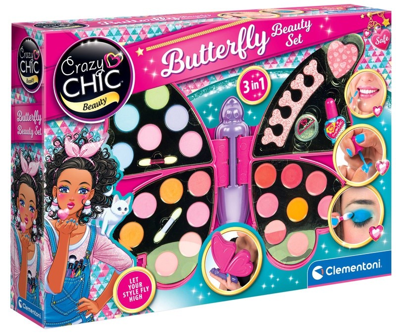 Butterfly Beauty Set Crazy Chic Clementoni - Foto 1