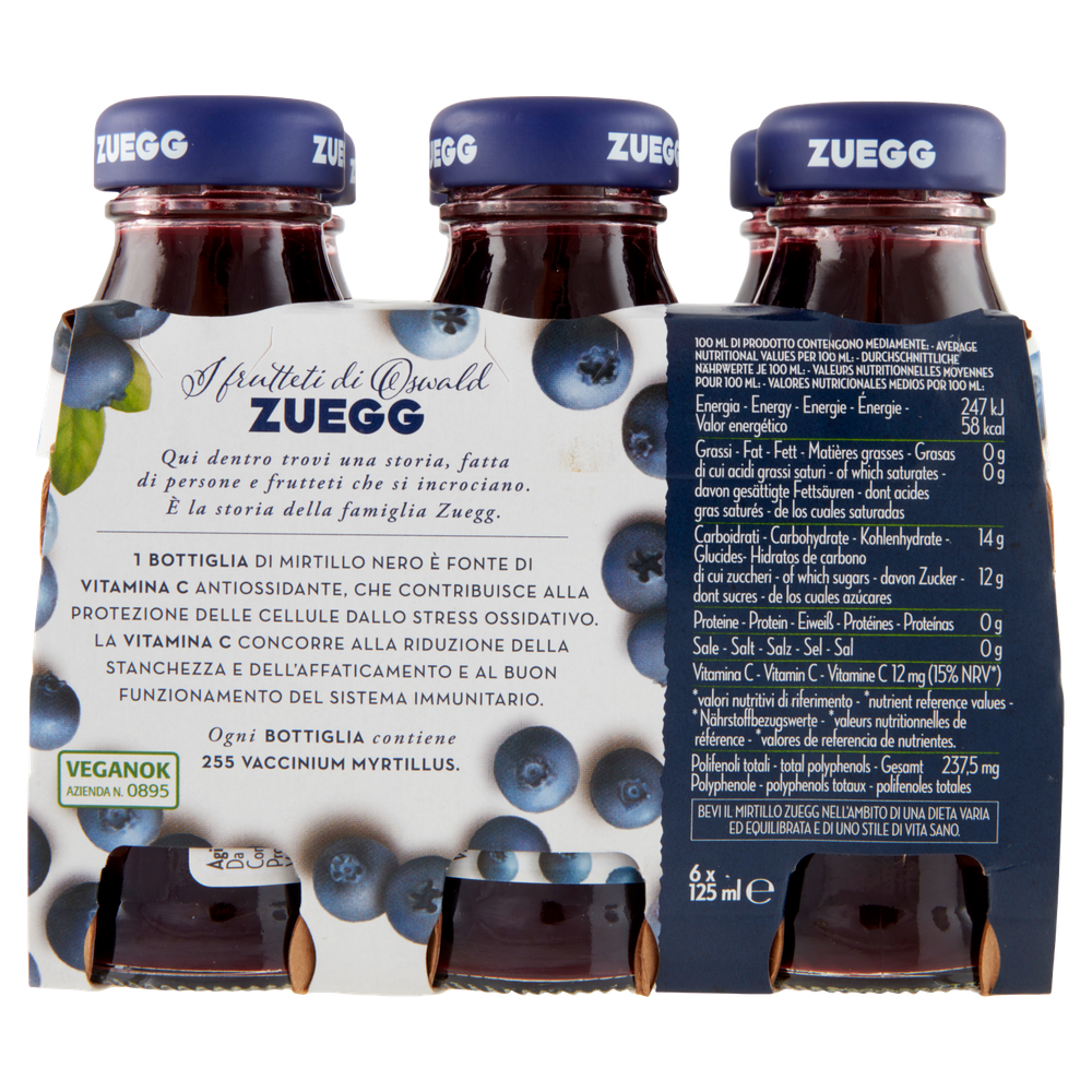 Succo Mirtillo Vegan Zuegg - Foto 3