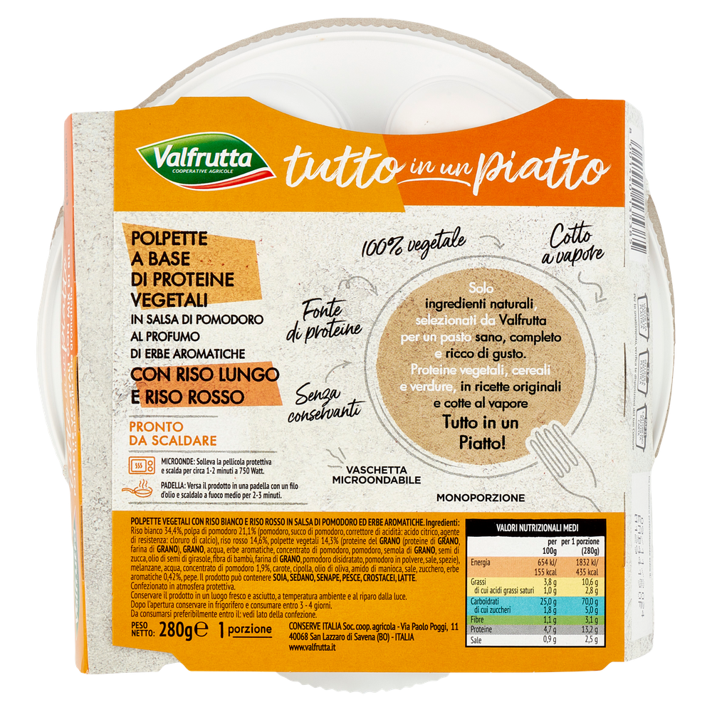 Polpette Vegetali Con Mix Di Risi In Salsa Alle Erbe Valfrutta - Foto 3