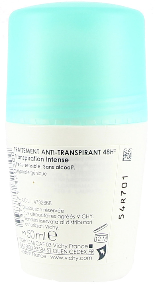 Trattamento Anti-Traspirante Roll-On Vichy - Foto 2