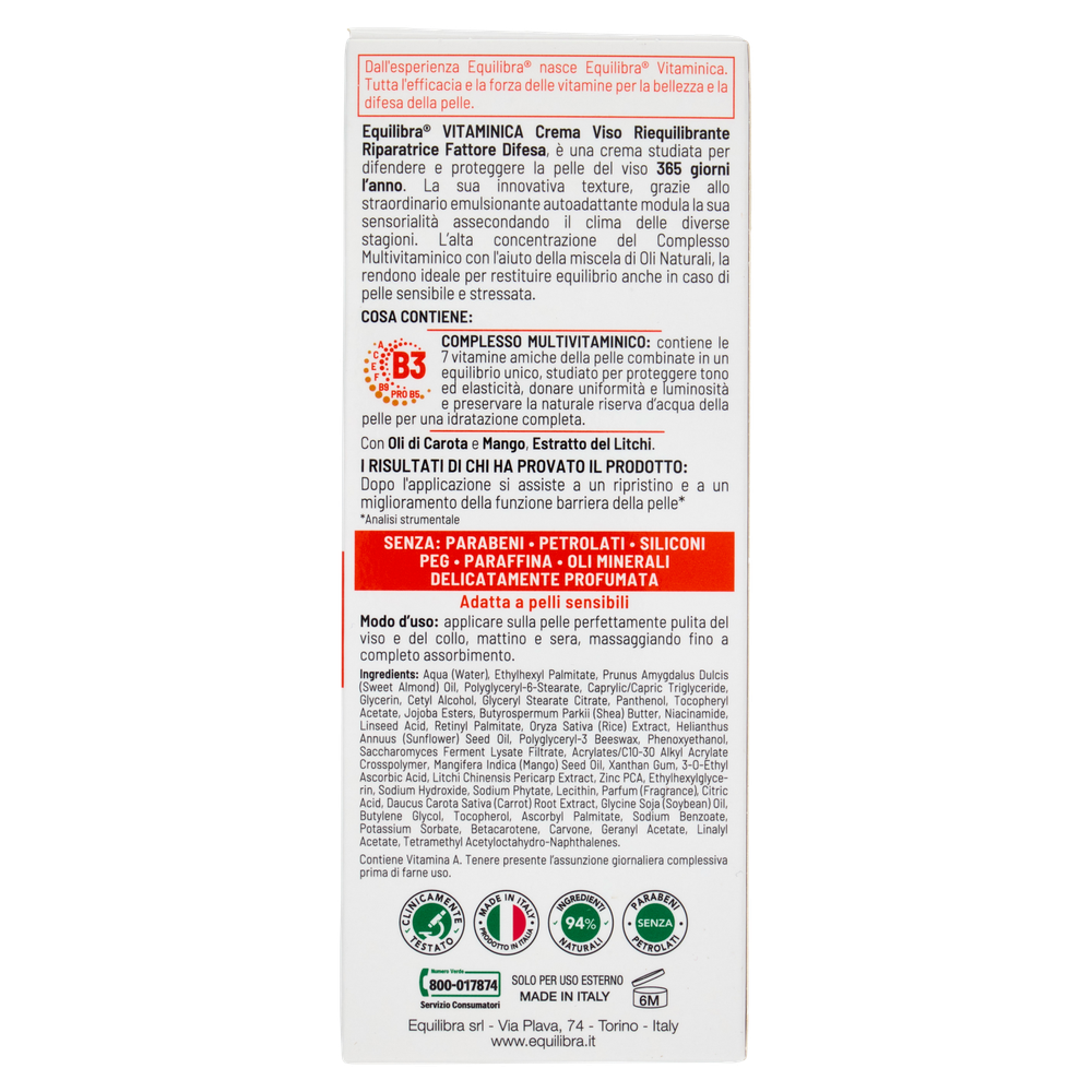 Vitaminica B3 Crema Viso Riequilibrante - Riparatrice - Foto 3