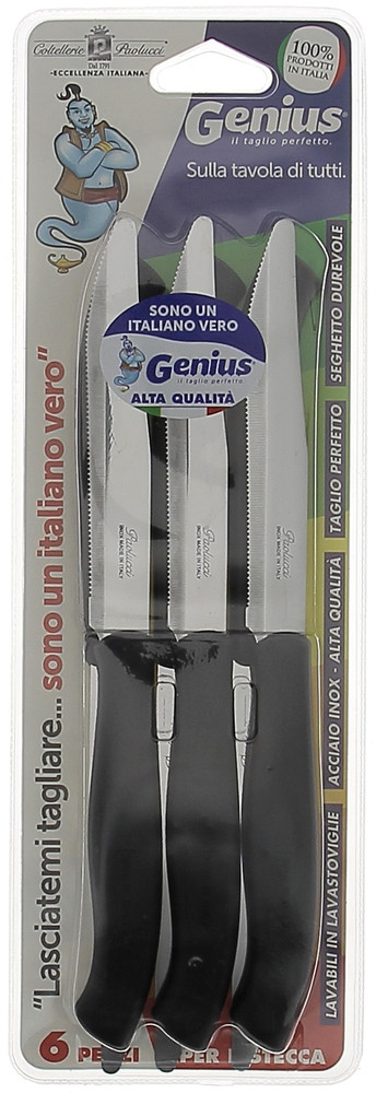 6 Coltelli Bistecca Genius - Foto 1